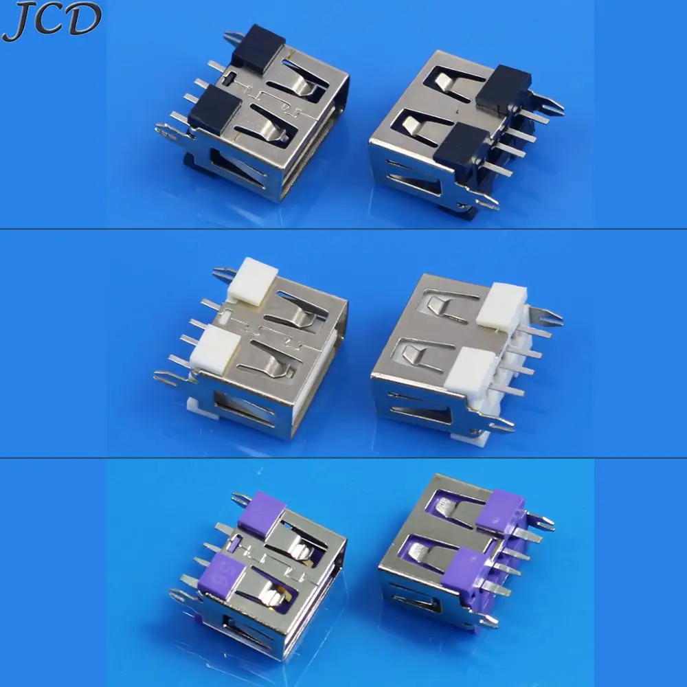 JCD 2 0 USB гнездовой порт интерфейса 180 градусов разъем 10 мм короткий корпус