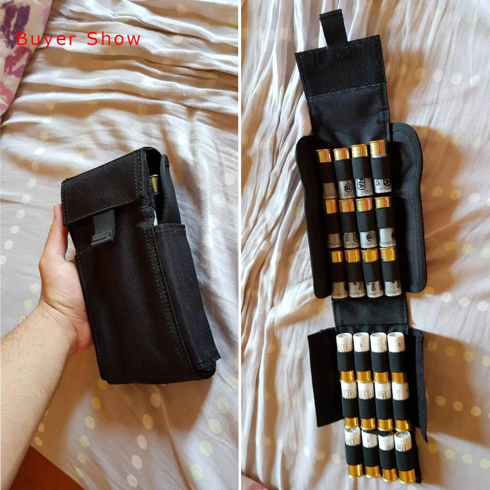 Тактические боеприпасы сумки военный molle-чехол 25 Патронов 12GA 12 калибра боеприпасы, патроны съемки перезарядка обоймы Принадлежности для охоты