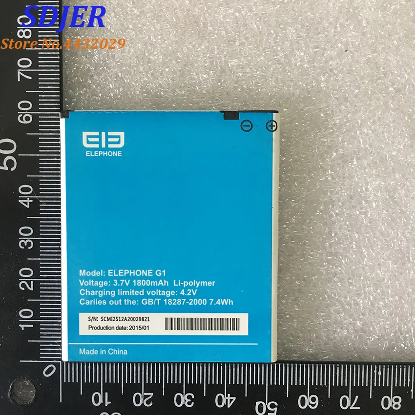Высокое качество новый оригинальный Elephone G1 1800mAh батарея Замена для