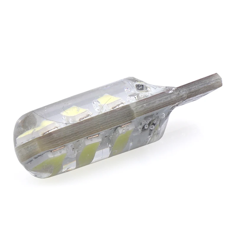 10 шт. T10 W5W светодиодный 5630 6smd автомобильный интерьерный светильник COB силиконовый