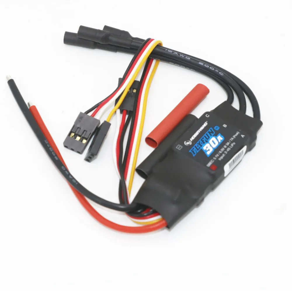 Программируемый бесщеточный ESC Hobbywing Flyfun V5 30A 2-4s /40A 3-6S для РУ самолета | Игрушки и
