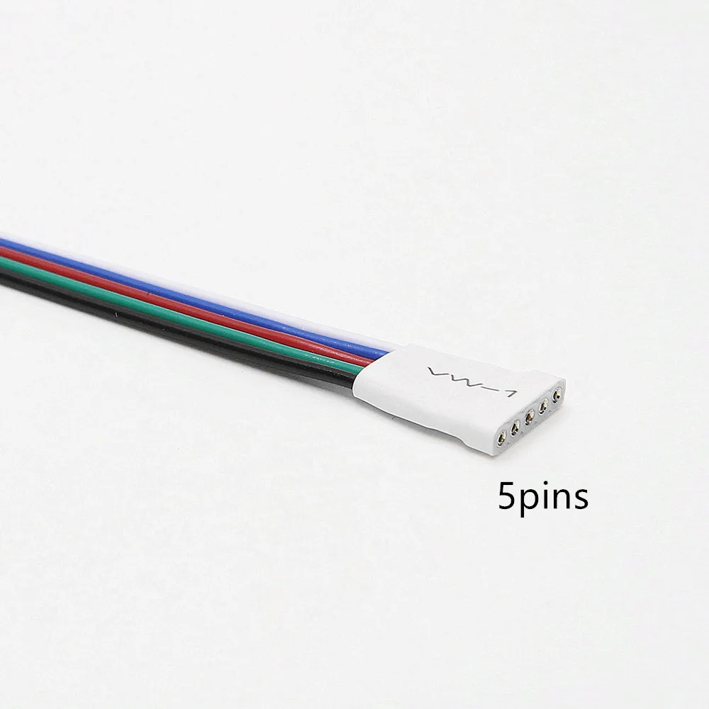 5pin 4pin RGBW RGB светодиодные ленты Разъем для SMD 5050 RGBWW Светодиодные полосы света