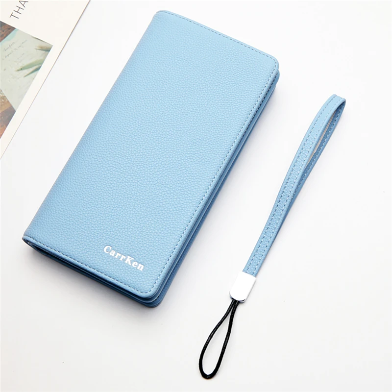 CarrKen женский кошелек для монет милый женские длинные кожаные кошельки Женский