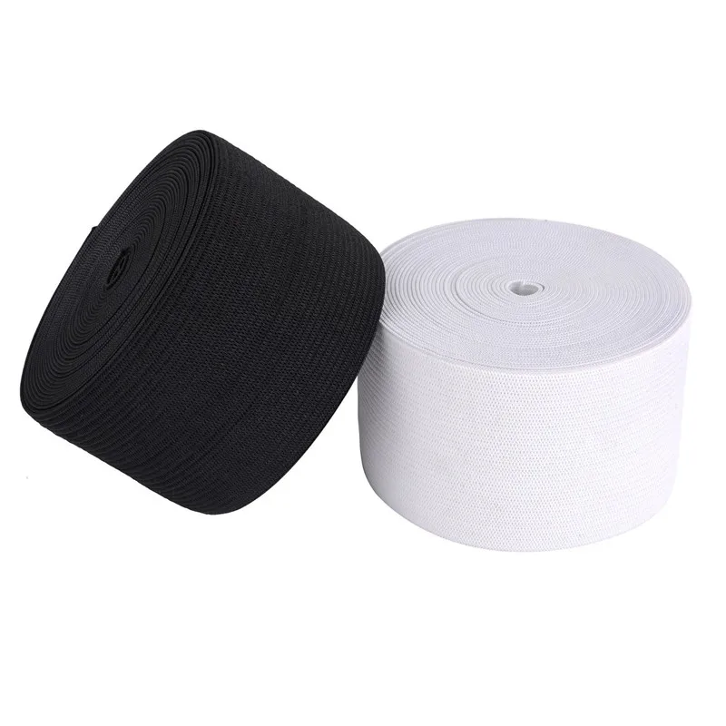 2 метра белый и черный плетеный плоский вязаный эластичный 45 мм шнур для