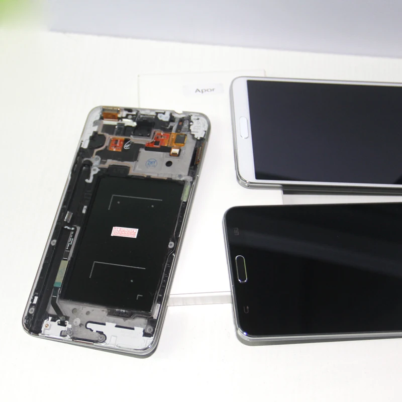 ЖК дисплей + дигитайзер сенсорного экрана с рамкой в сборе совместимый Samsung Galaxy Note