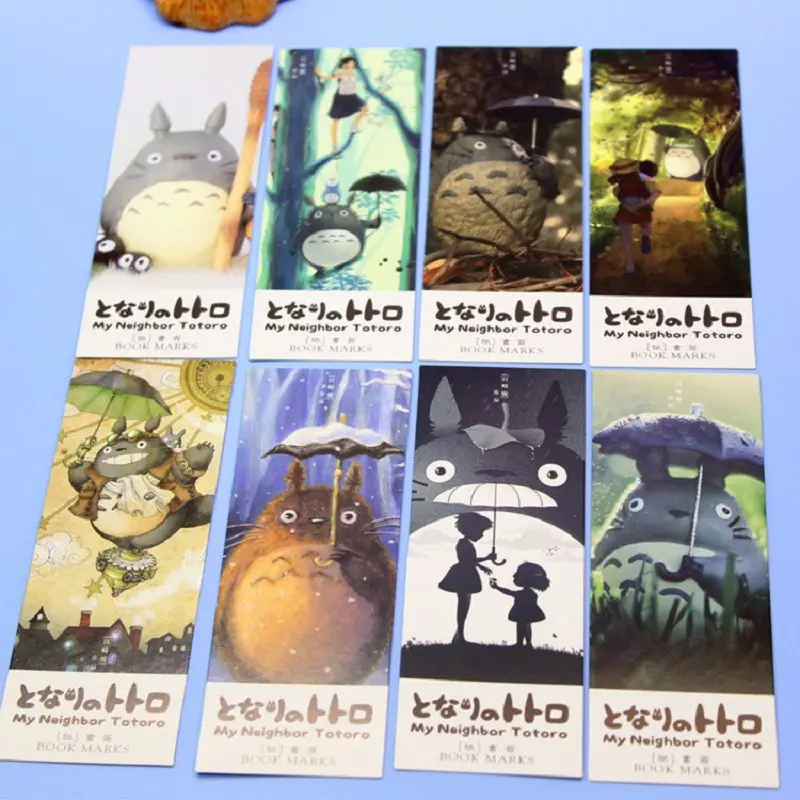 32 шт закладки totoro marcador de livro marque страницы закладки мультфильм marcapaginas boekenlegger segnalibro закладки для книг