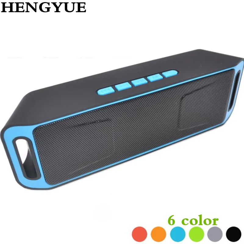 Популярный беспроводной динамик SC208 Bluetooth 4 0 стерео сабвуфер s TF USB FM-радио