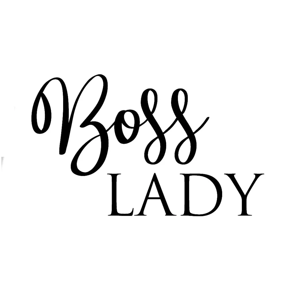 Виниловая наклейка для АВТОМОБИЛЯ Boss Lady Высококачественная Наклейка на окно