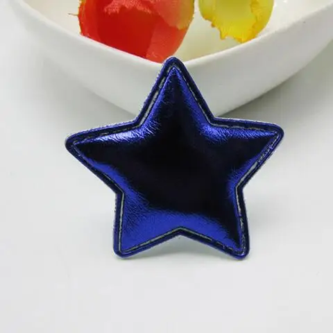 80 шт./лот с многослойной подкладкой из искусственной кожи со звездочкой на клипсе