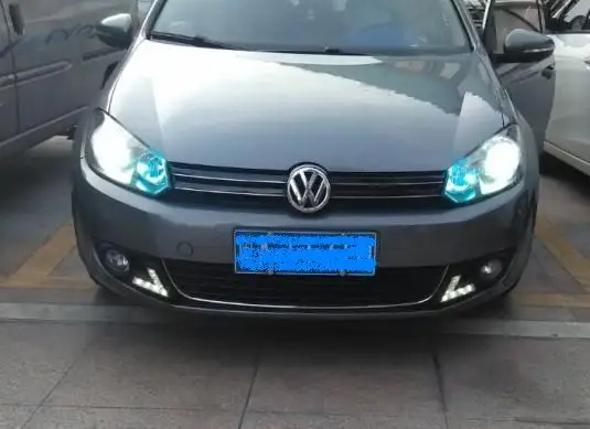 Osmrk led drl дневного света для volkswagen vw Гольф 6 MK6 наивысшего качества