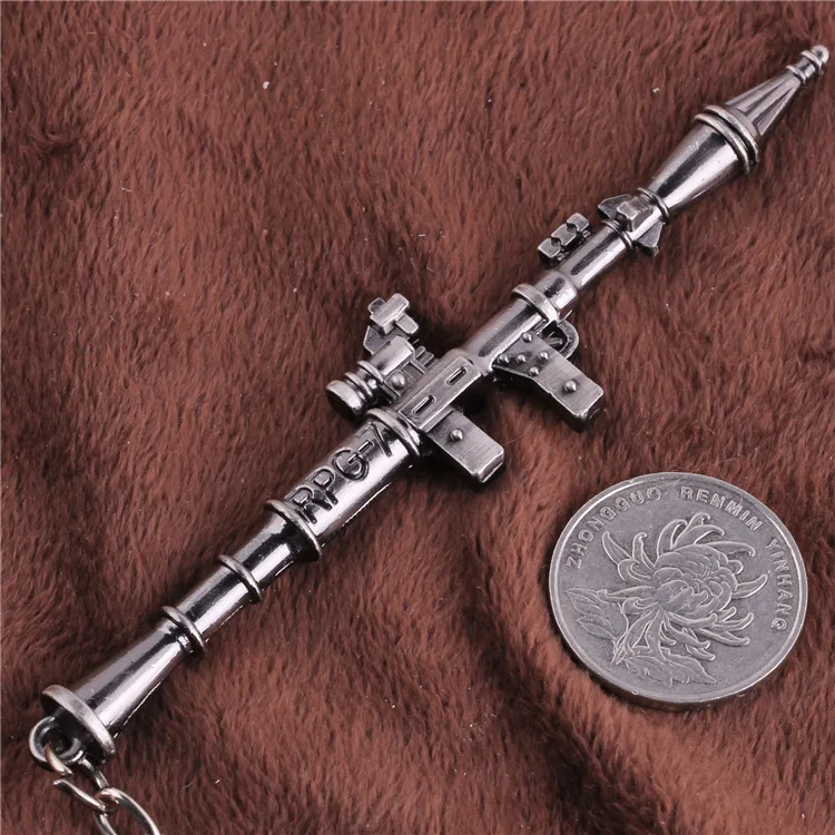 Counter Strike металлический брелок в форме оружия Cross Fire CF RPG 7 брелоки держатели для