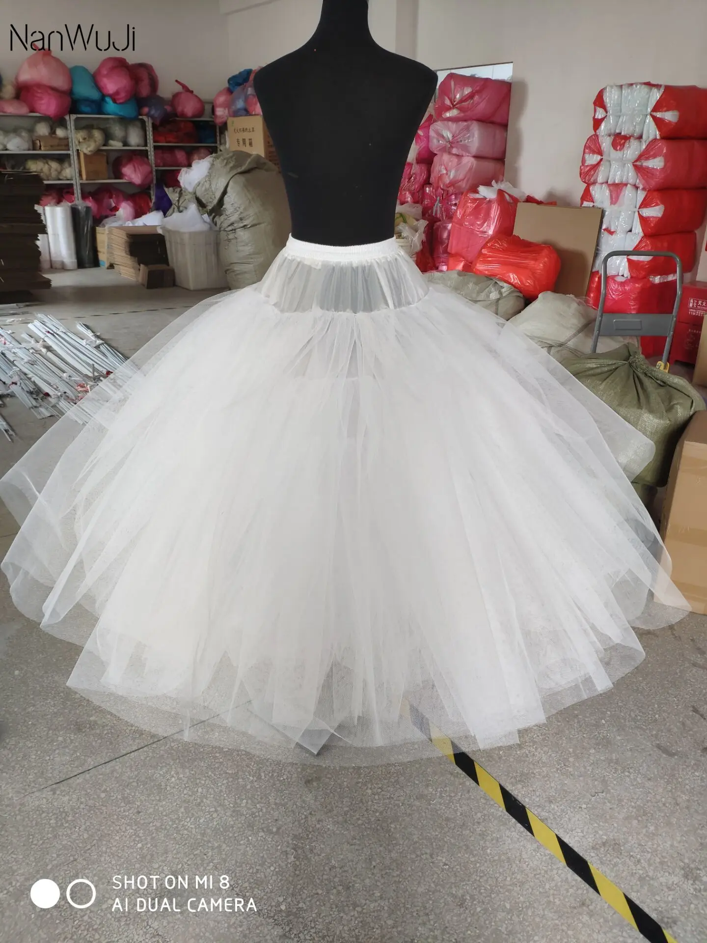 New 6 Layers No Hoops Petticoat Underskirt For Big Ball Gown Wedding Dresses Bridal Gowns Wedding Accessory Crinoline jupon