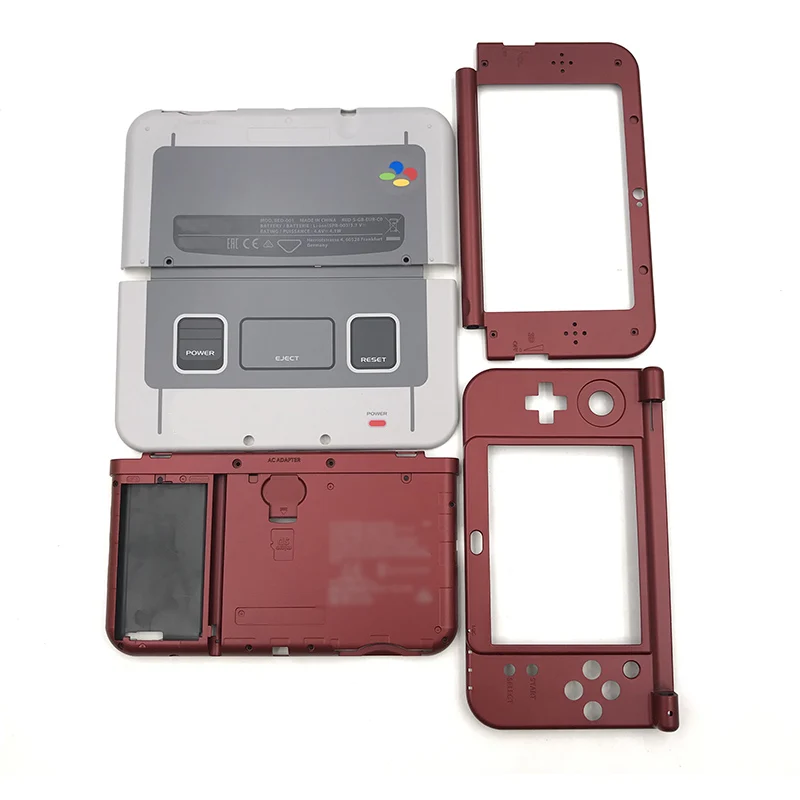 red Для новых 3dsxl LL чехол для nintendo new 3DS LL SNES Ограниченная серия чехол Замена Полный корпус Оболочка Чехол - Цвет: red