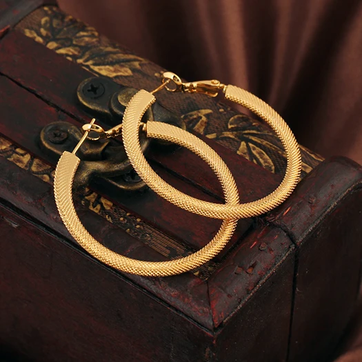 Выберите высококачественные Круглые новые модные серьги обруча ювелирные