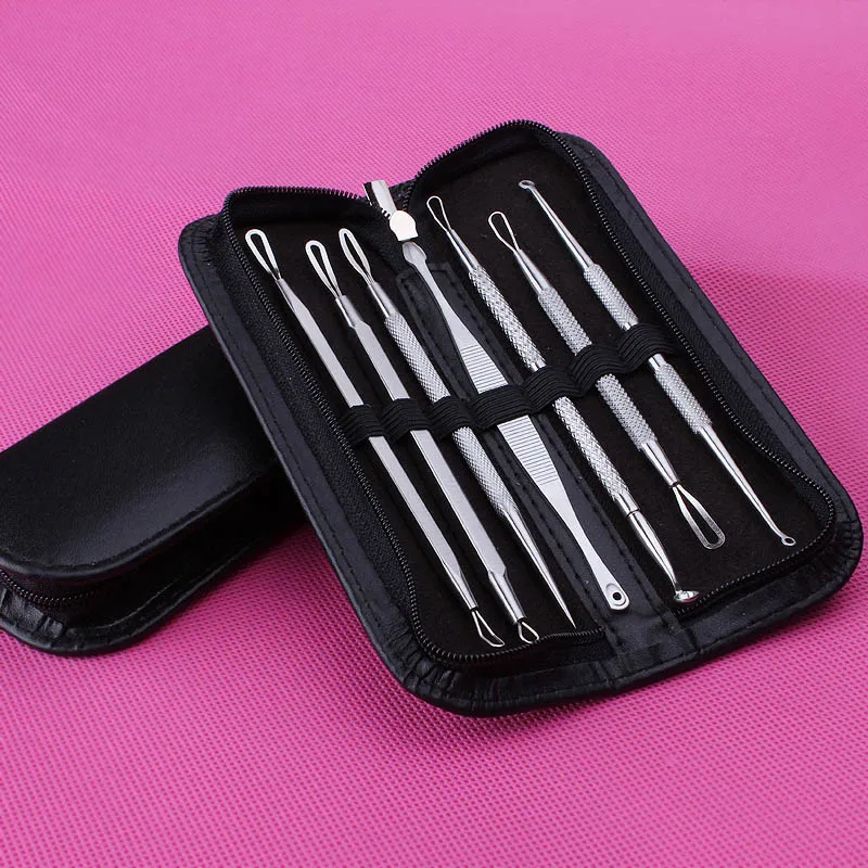 7 шт./компл. средство для удаления прыщей и пятен макияжа лица средства очистки