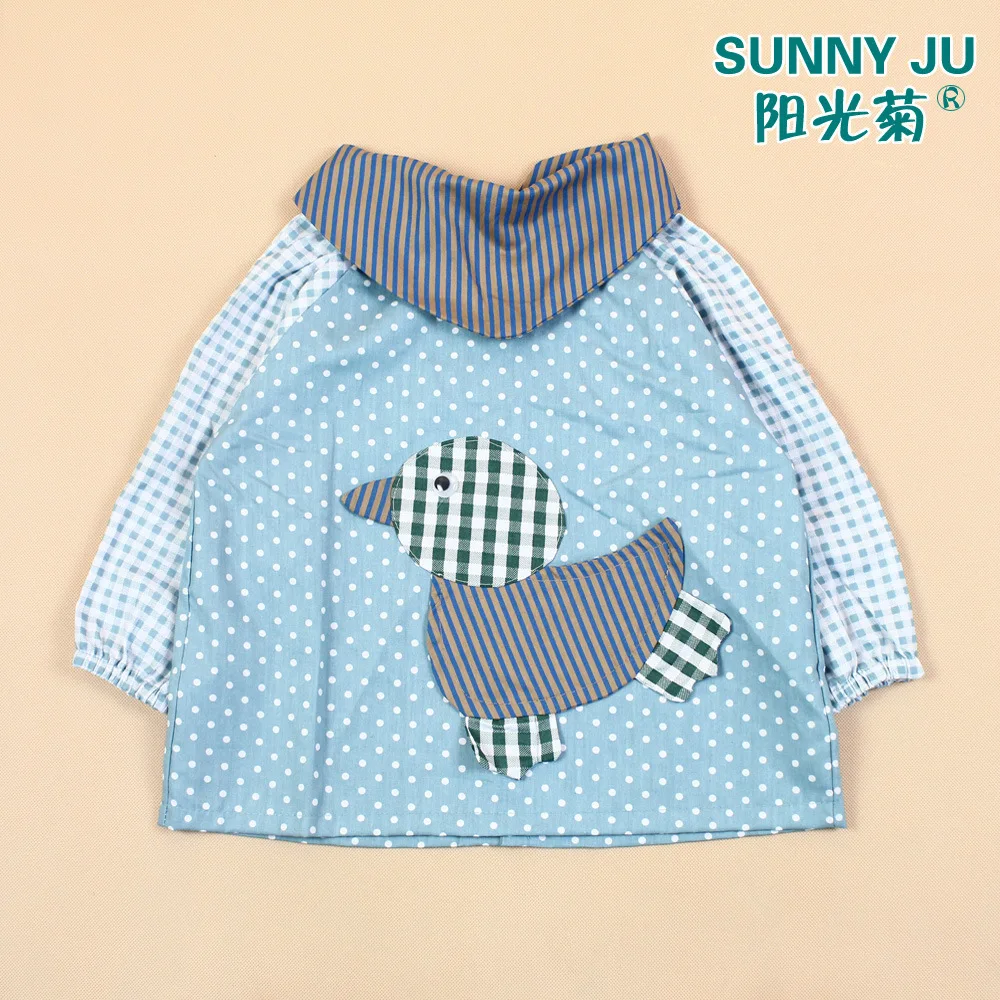 Лидер продаж Новинка детский нагрудник непромокаемый фартук с длинными рукавами