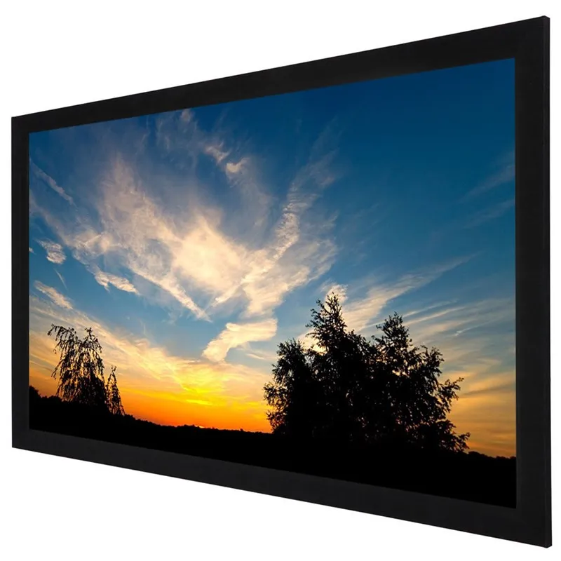 16:9 высокое качество фиксированная рамка проектор экран для домашнего кинотеатра