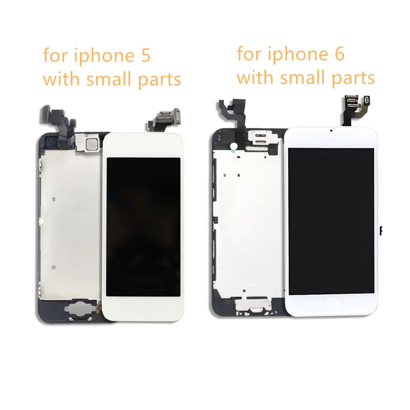 100% протестированный полный сборка ЖК дисплей дигитайзер для iPhone 5 5c 5S SE замена