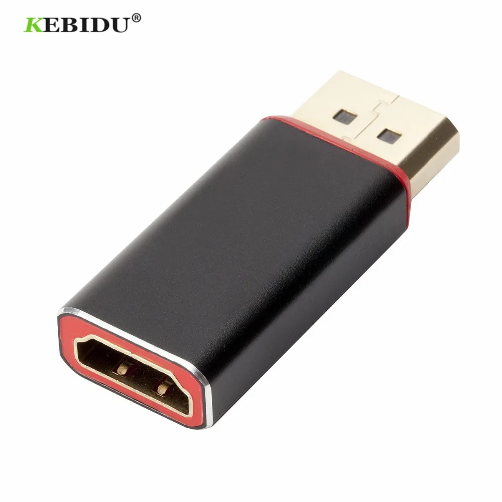 KEBIDU 4K * 2K DP в HDMI совместимый преобразователь 30 Гц разъем для видео и аудио дисплея