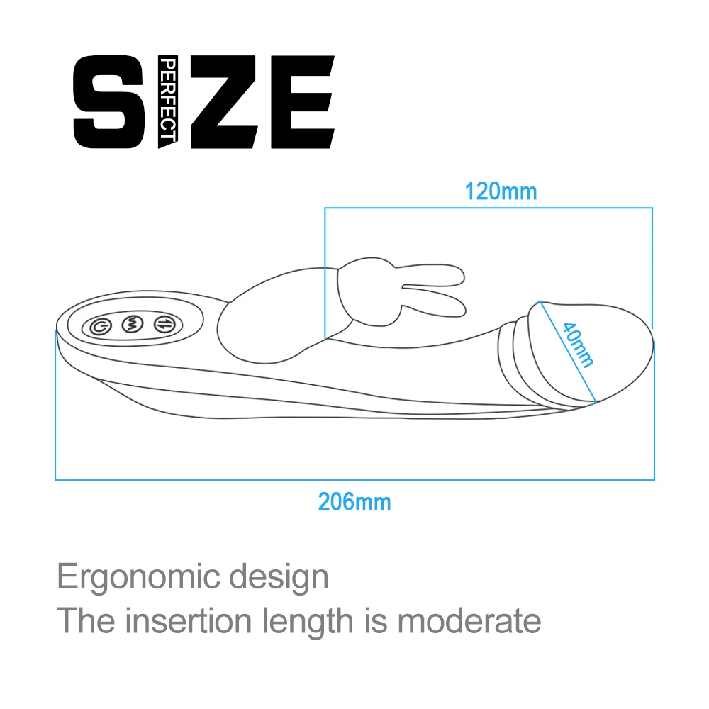 G-spot Rabbit вибратор перезаряжаемый водонепроницаемый фаллоимитатор Vibe Двойной