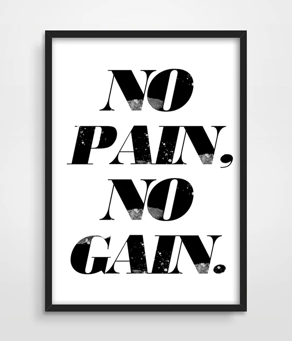 Художественная Мотивационная Настенная картина для фитнеса постер с