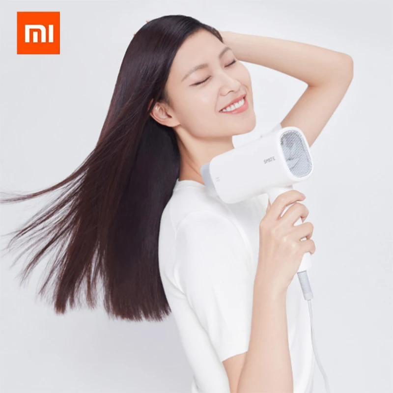 Фен Xiaomi Mijia SMATE для путешествий, бытовой фен, инструменты для укладки волос, фен для горячей и холодной воды 220 В 1600 Вт