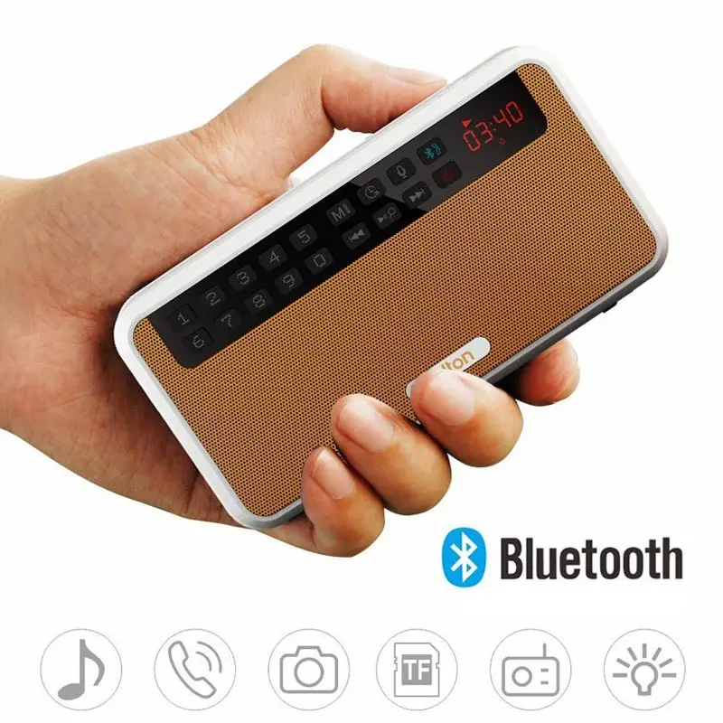 Rolton E500 стерео Bluetooth динамик fm-радио портативный динамик радио Mp3 Воспроизведение звука запись руки бесплатно для телефона и фонарика