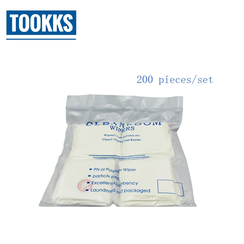 

Салфетки Для Чистки ЖК-экрана, 200 шт./упаковка, Class1-10000 чистящие салфетки для Мобильный телефон ремонта