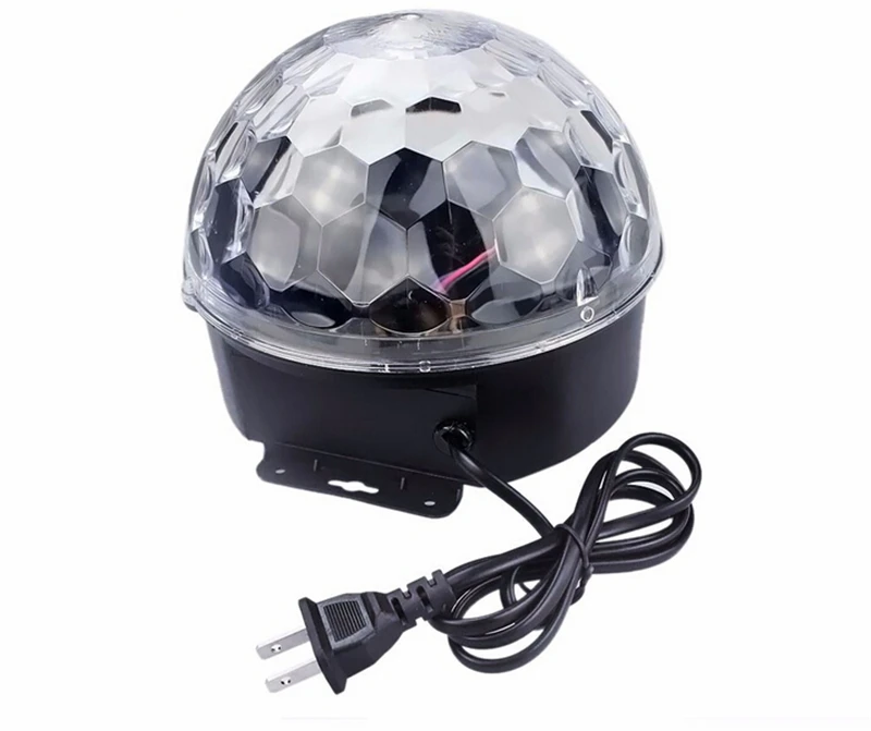 Бесплатная доставка DHL Мини RGB LED MP3 DJ клуб паб диско Вечеринка музыка Хрустальный