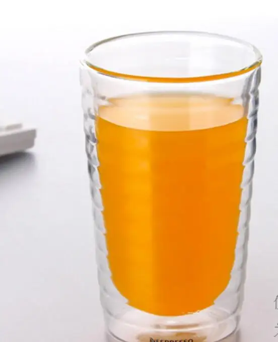 Ручная выдувная стеклянная чашка Caneca с двойными стенками кофейные кружки и чашки