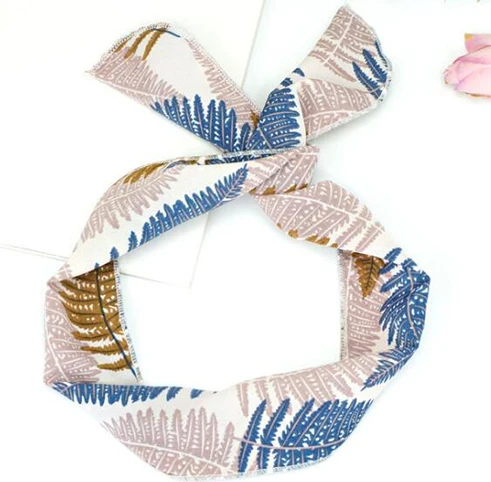 as picture 32 TWDVS Korean Version Of Rabbit Ears Knotted Wire Hair Band Bow Polka Dot Lady Headband Women Headdress Sweet Hair Accessories - Цвет: as picture 32