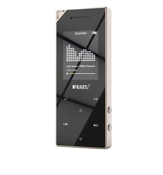 Музыкальный плеер Ruizu D05 Bluetooth 8 ГБ/16 ГБ светодиодный сенсорный экран MP3