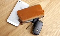 lan mens genuine leather key wallet famous brand key case handmade key holder