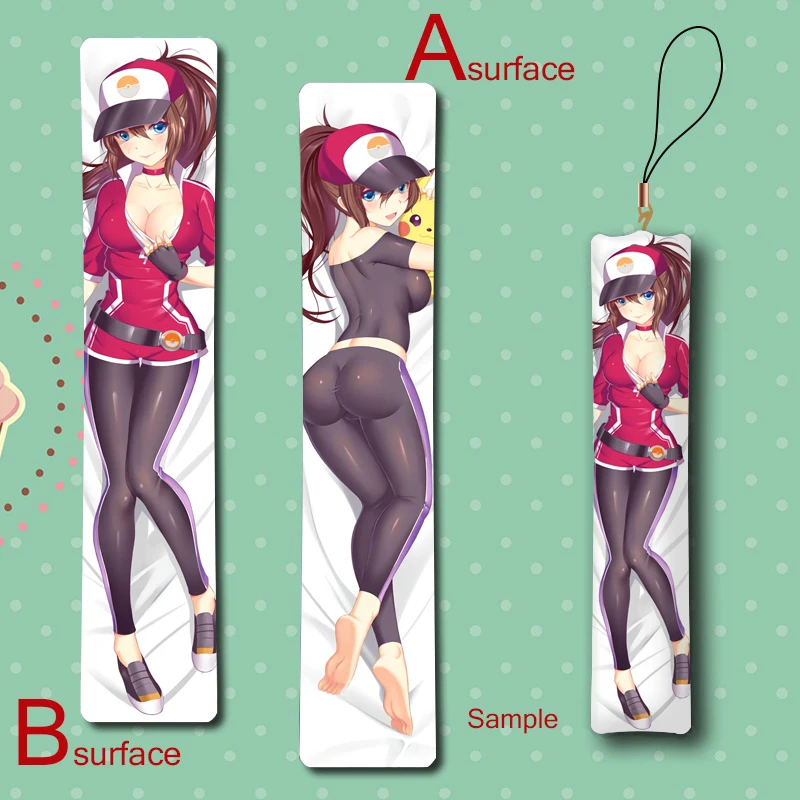 Go в виде милого героя аниме мини Dakimakura брелок подушка с орнаментом телефон ремень
