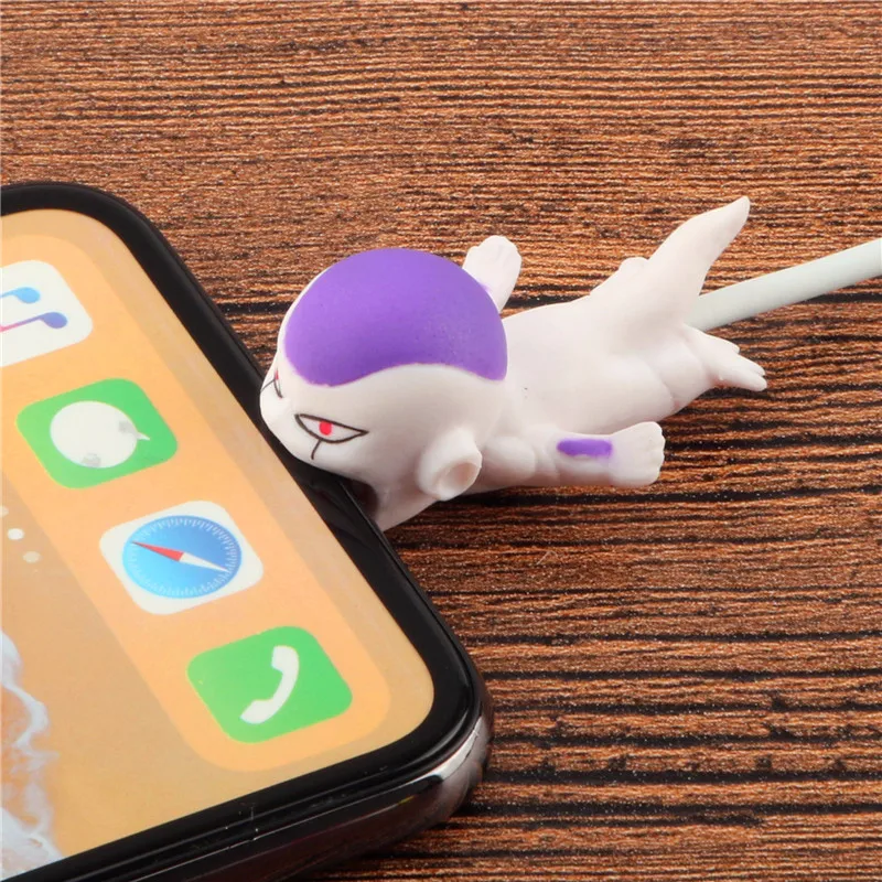 Зажим для кабеля с мультяшным изображением дракона кукла протектор iPhone