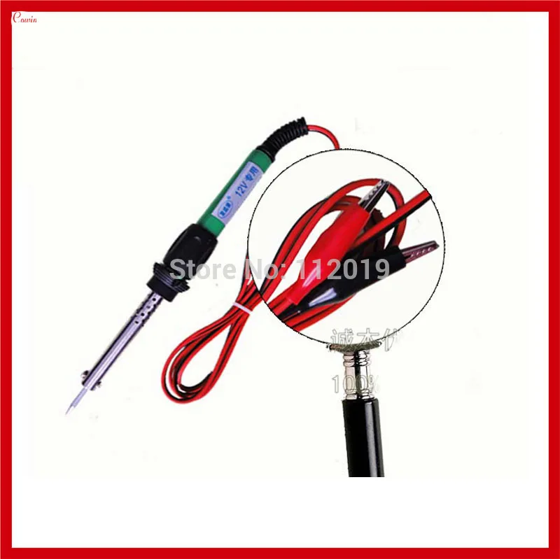 Новый портативный паяльник с зажимом под крокодиловую кожу 12 В постоянного тока