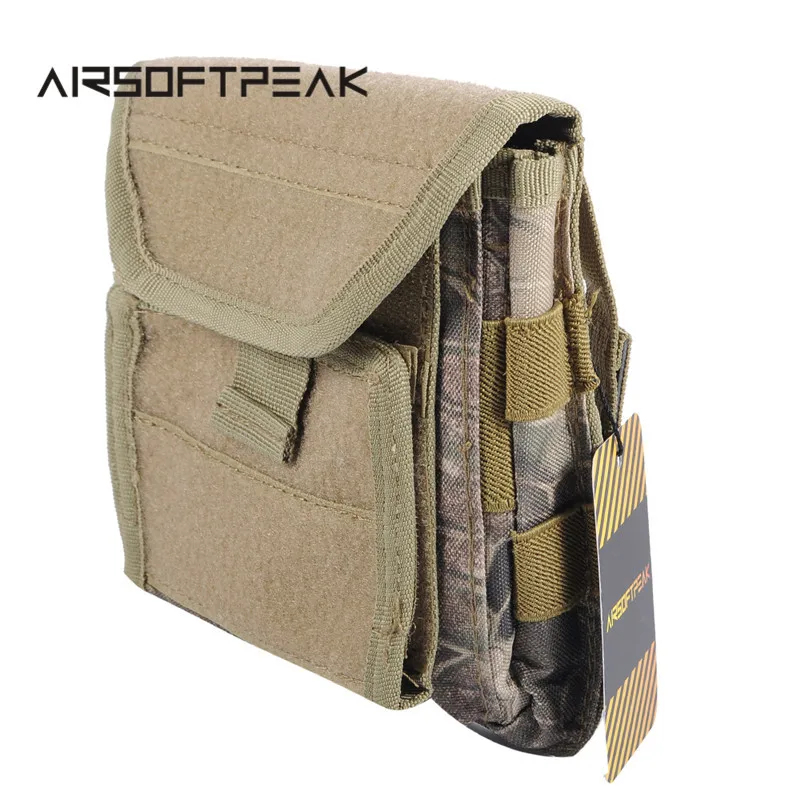 AIRSOFTPEAK 1000D Нейлон Молле Тактическая сумка Военная тактическая сумка фонарика для жилетов путешествие спортивный пакет талии