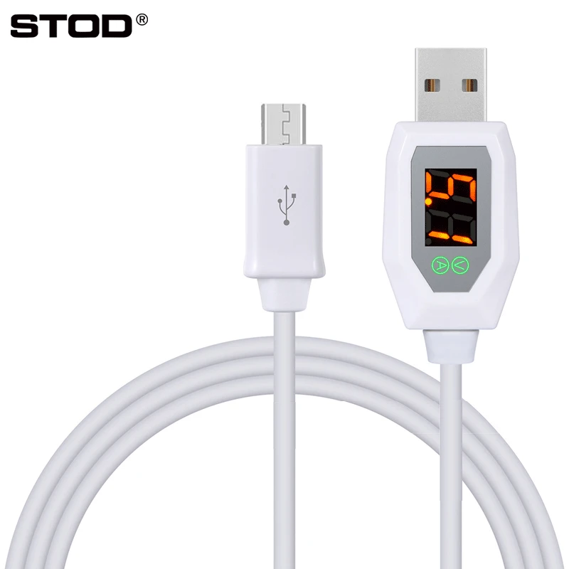 

Micro USB Cable 3A LED Digital Indicator Current Voltage Fast Charging Microusb Cord For Redmi POCO Realme Charger Doctor Wire
