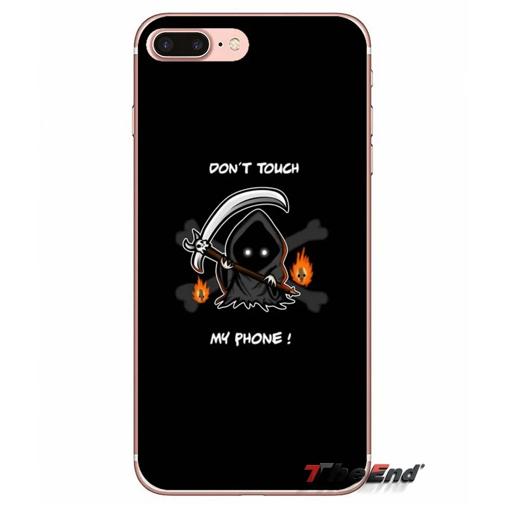 Для Huawei Honor 5A LYO L21 Y6 II Compact Y5 2 Y5II Mate 10 Lite Nova 2i 9i Fundas don't touch my phone Art TPU силиконовый