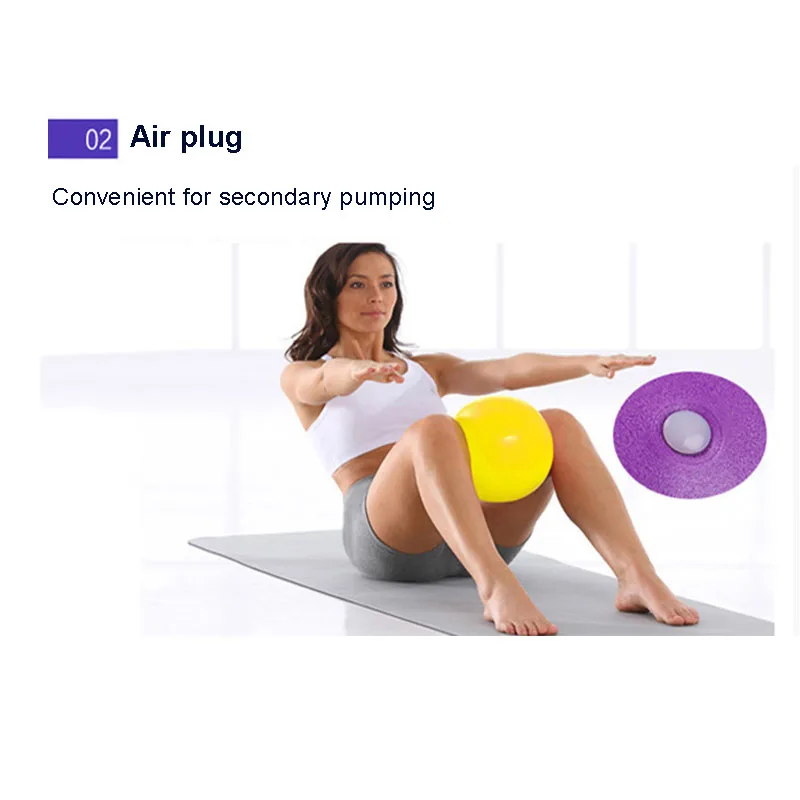 Мини-мяч для йоги пилатеса фитнеса 25 см | Спорт и развлечения