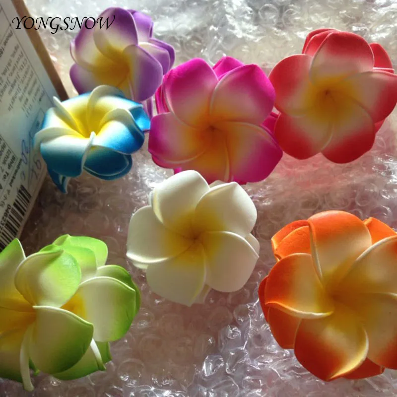 10 шт. Гавайские цветы 5 см|artificial flowers|foam frangipaniflower flower |