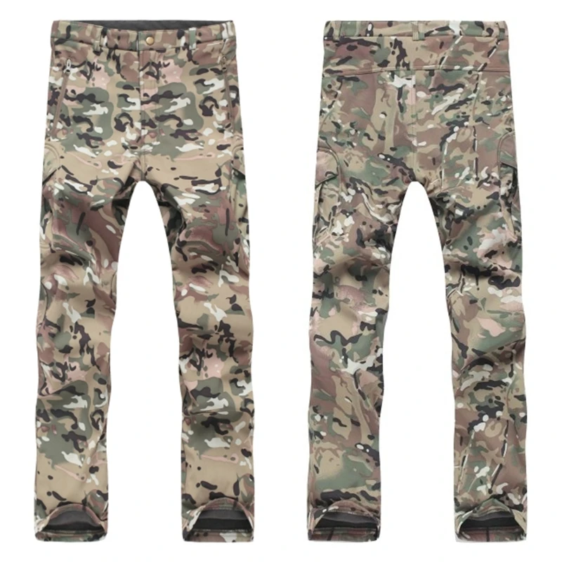 Мужские брюки зимняя камуфляжная военная одежда тактические брюки-карго