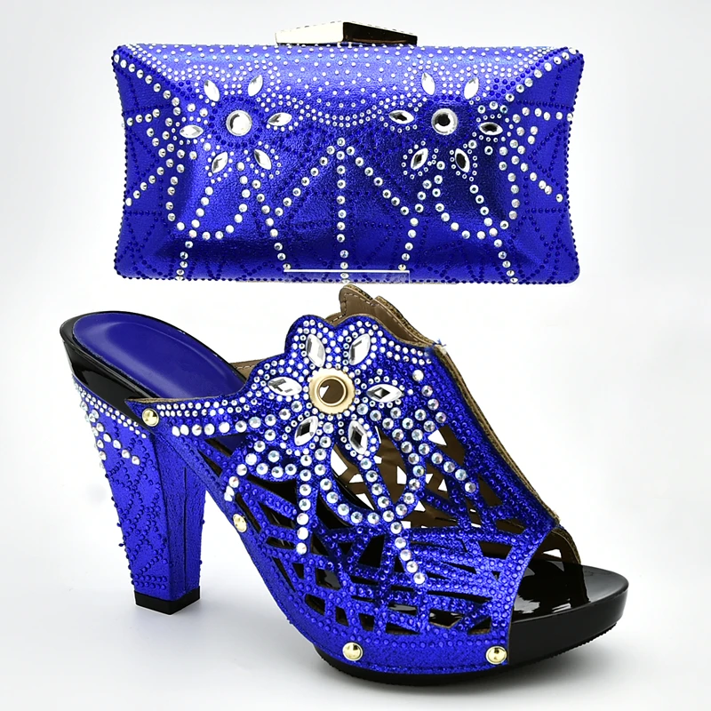 Новейший дизайн итальянский комплект из туфель и сумочки вечерние женские туфли