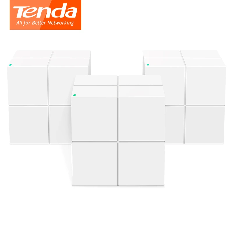 Tenda Nova MW6 WiFi беспроводной маршрутизатор весь дом сетка гигабитная WiFi система с 11AC 2,4G/5,0 GHz Wi-Fi ретранслятор, приложение дистанционное управление