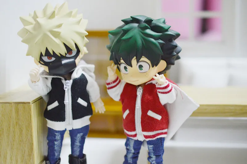 Obitsu11 OB11 пальто для кукол бейсбольная форма на молнии подходит куклы 1/12 размера