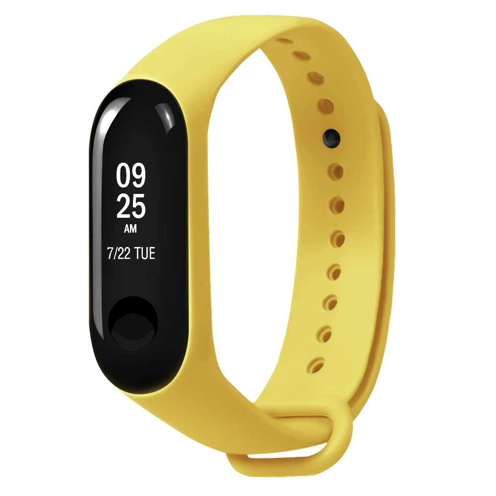 Умный Браслет FIFATA для Xiaomi Miband 3 Цветной силиконовый сменный ремешок на запястье