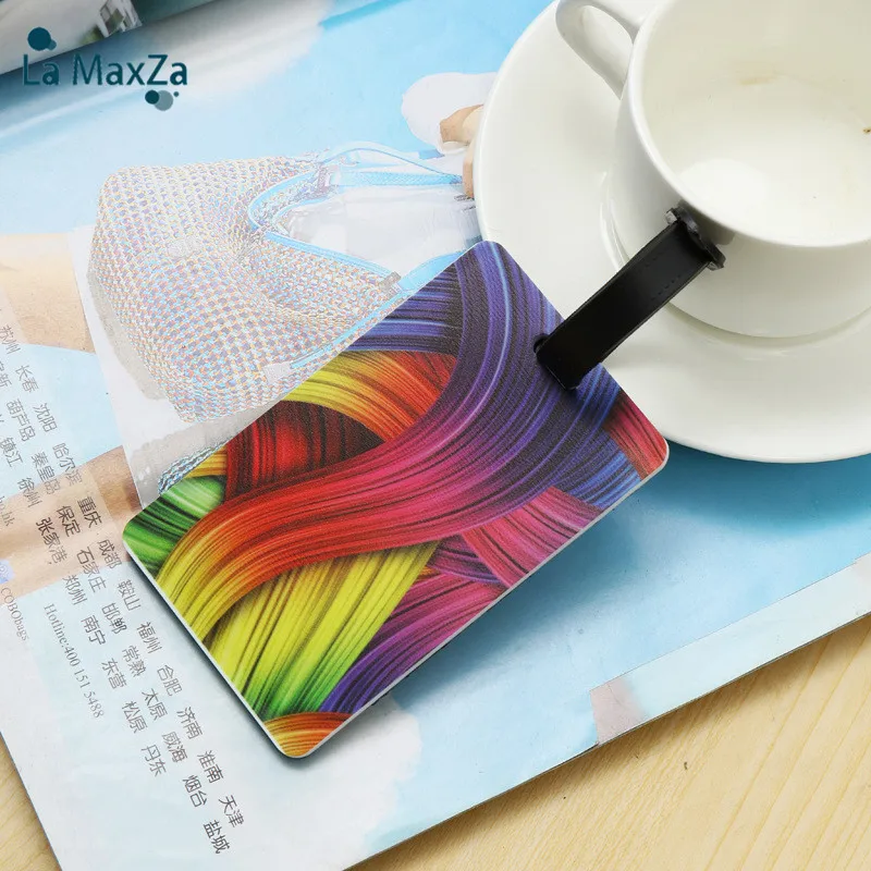 Silicone Factory Direct Selling Etiquette Bagage Luggage Tag for Travel Reizen Accessoires Kofferlabel Viaggio Travel Accessorie