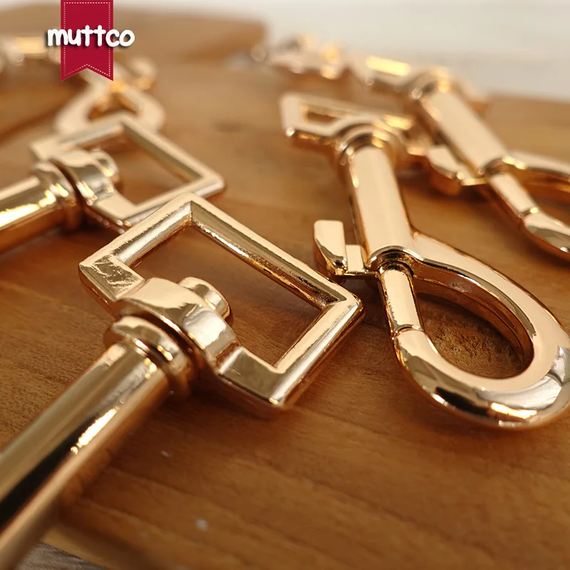 DIY поводок для собак розничная продажа экологичный Золотой металлический брелок