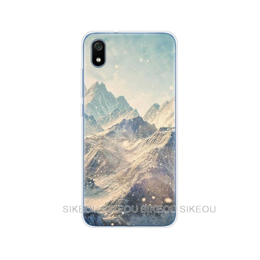 Силиконовый чехол для xiaomi redmi 7a, чехол s, полная защита, мягкая задняя крышка из ТПУ для redmi 7 a, бампер hongmi 7a, чехол для телефона - Color: 34632