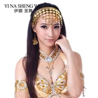 1 шт. аксессуары для танца живота головной убор для танца живота Женский Золотой Серебряный танец живота представление голова одежда танец реквизит для практики